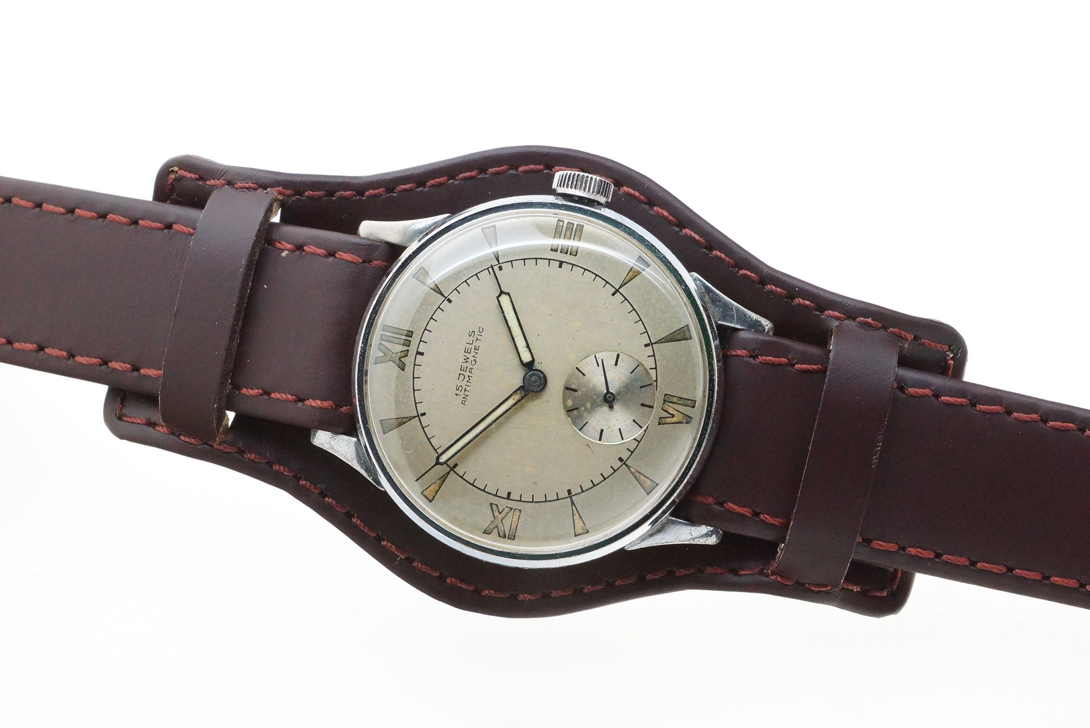 Art déco 15 Jewels Handaufzug – PUW 500