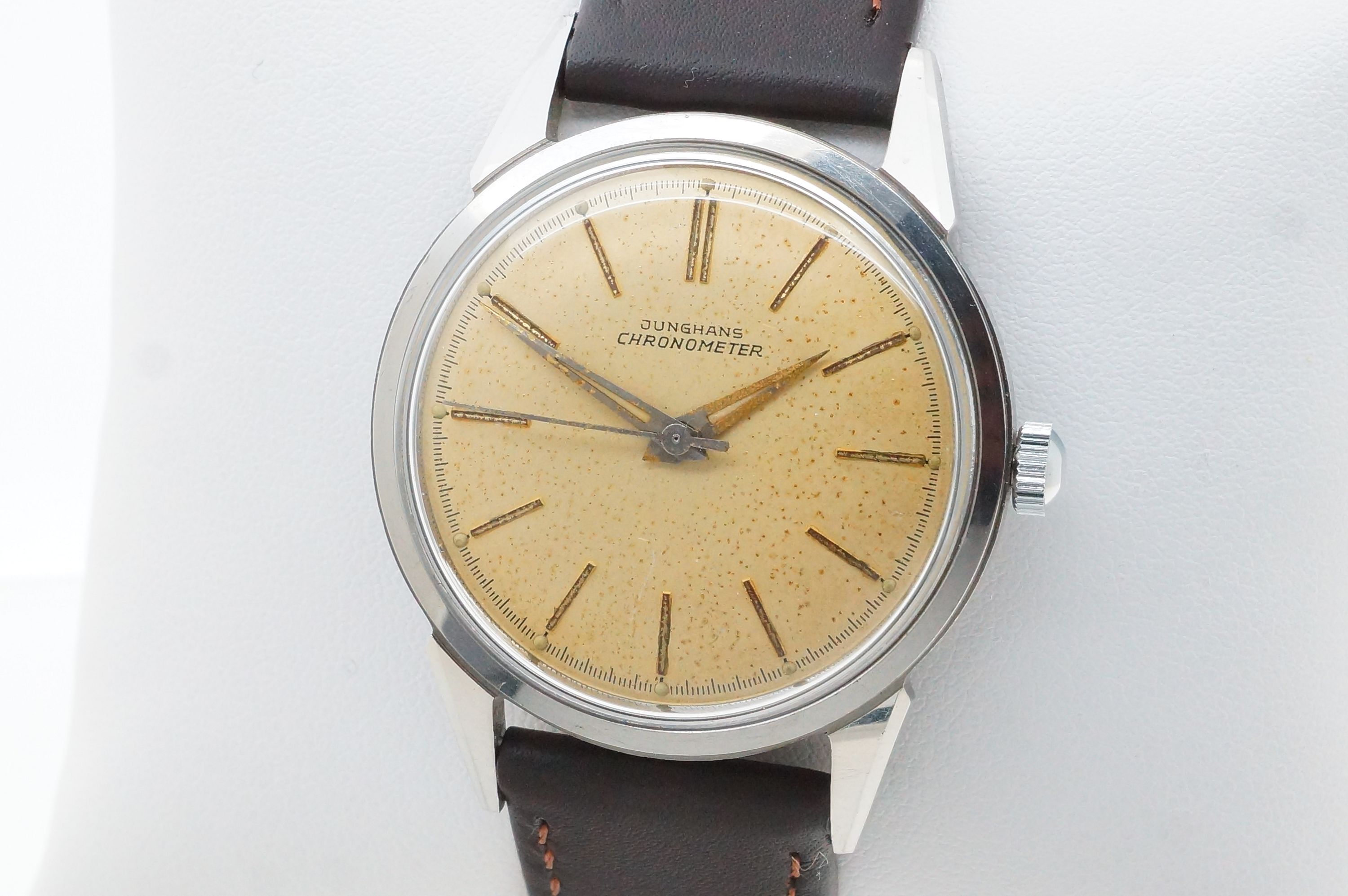 Junghans Chronometer Edelstahl – Kaliber J82/1 (1957)