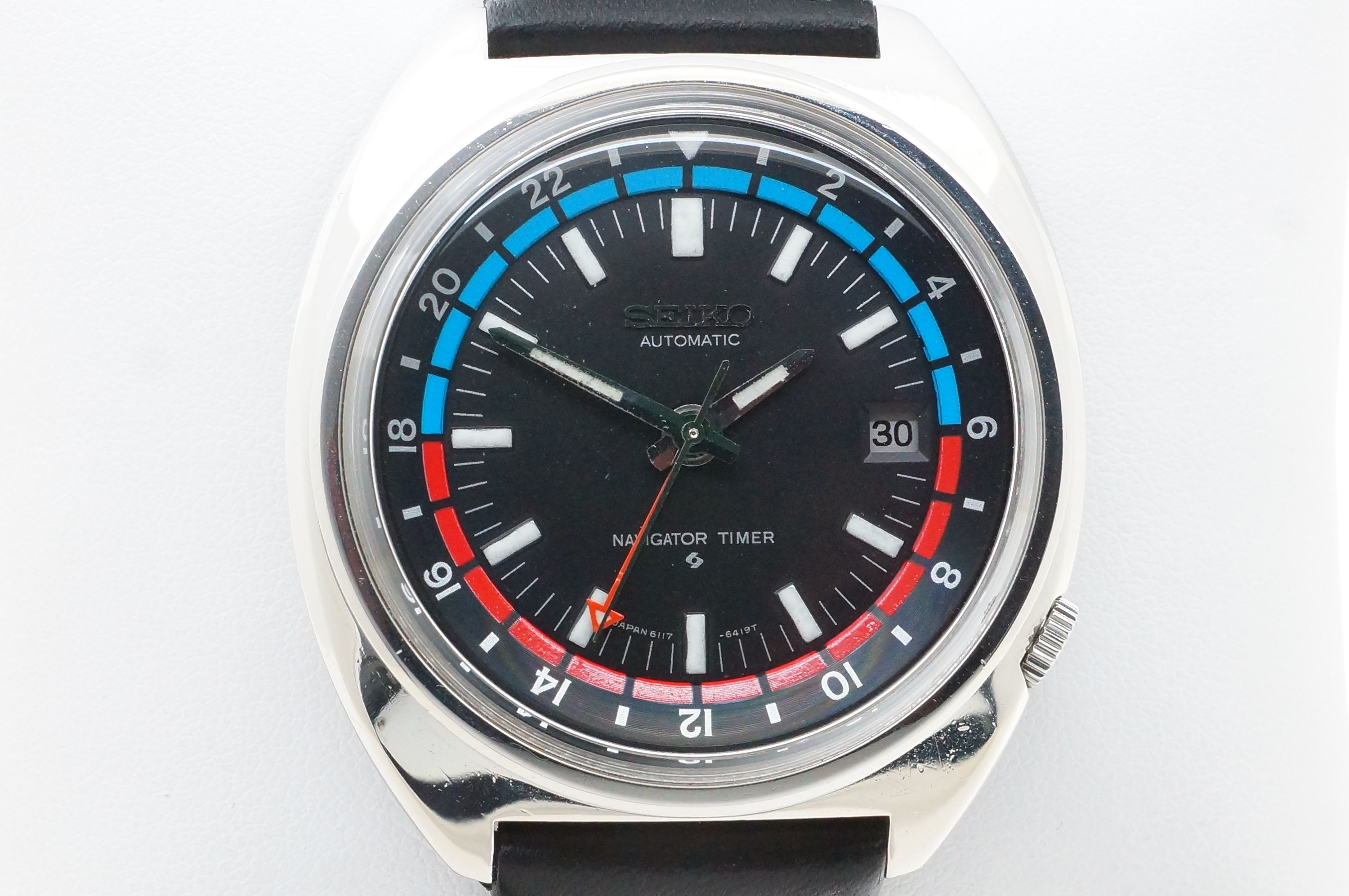 Seiko Navigator Timer Automatic GMT Ref. 6117-6419 – Kaliber 6117B (1974)