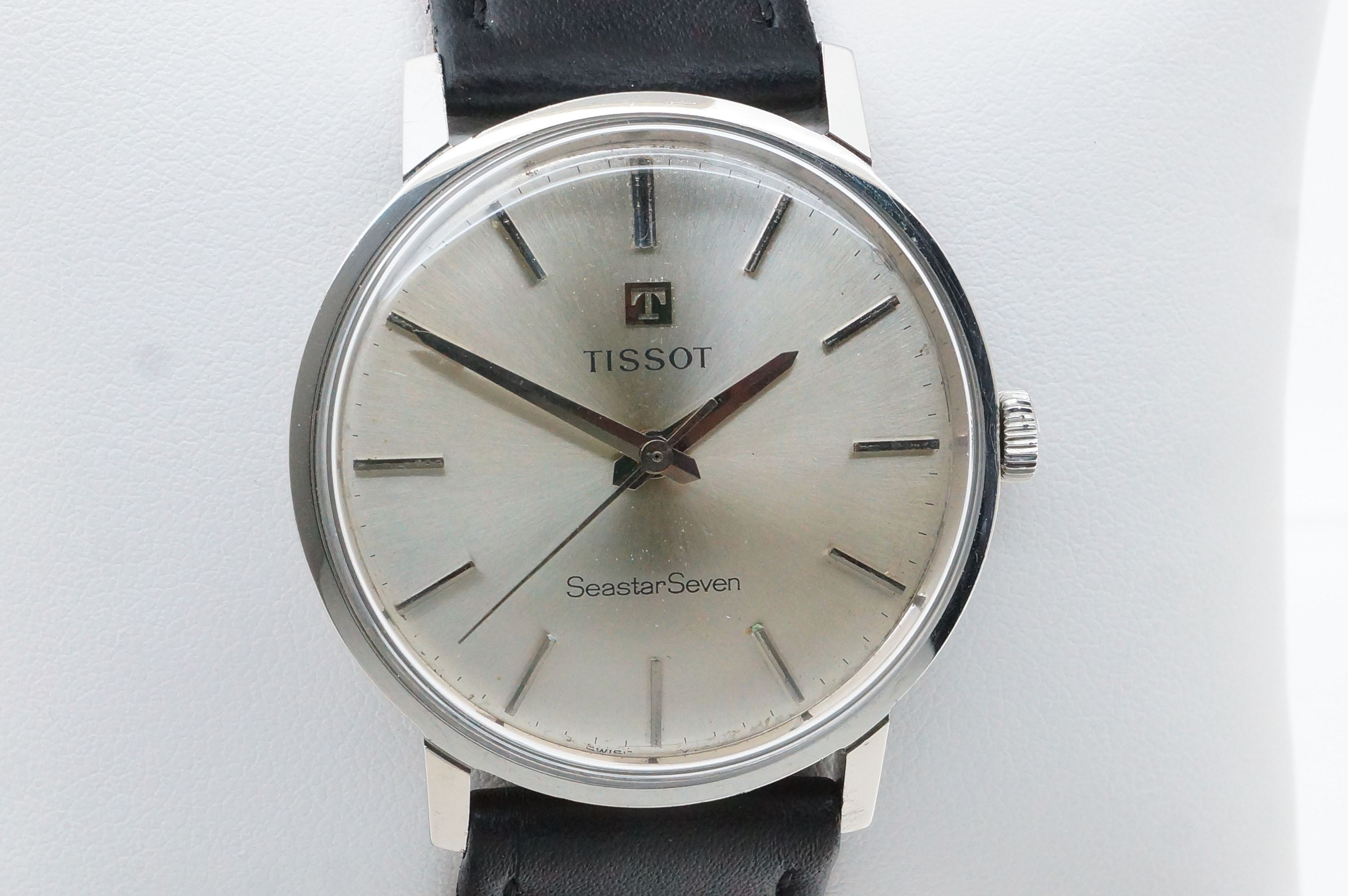 Vetro Plexi Cristallo Per Tissot Seastar Seven Vintage - Con Anello Oro/argento