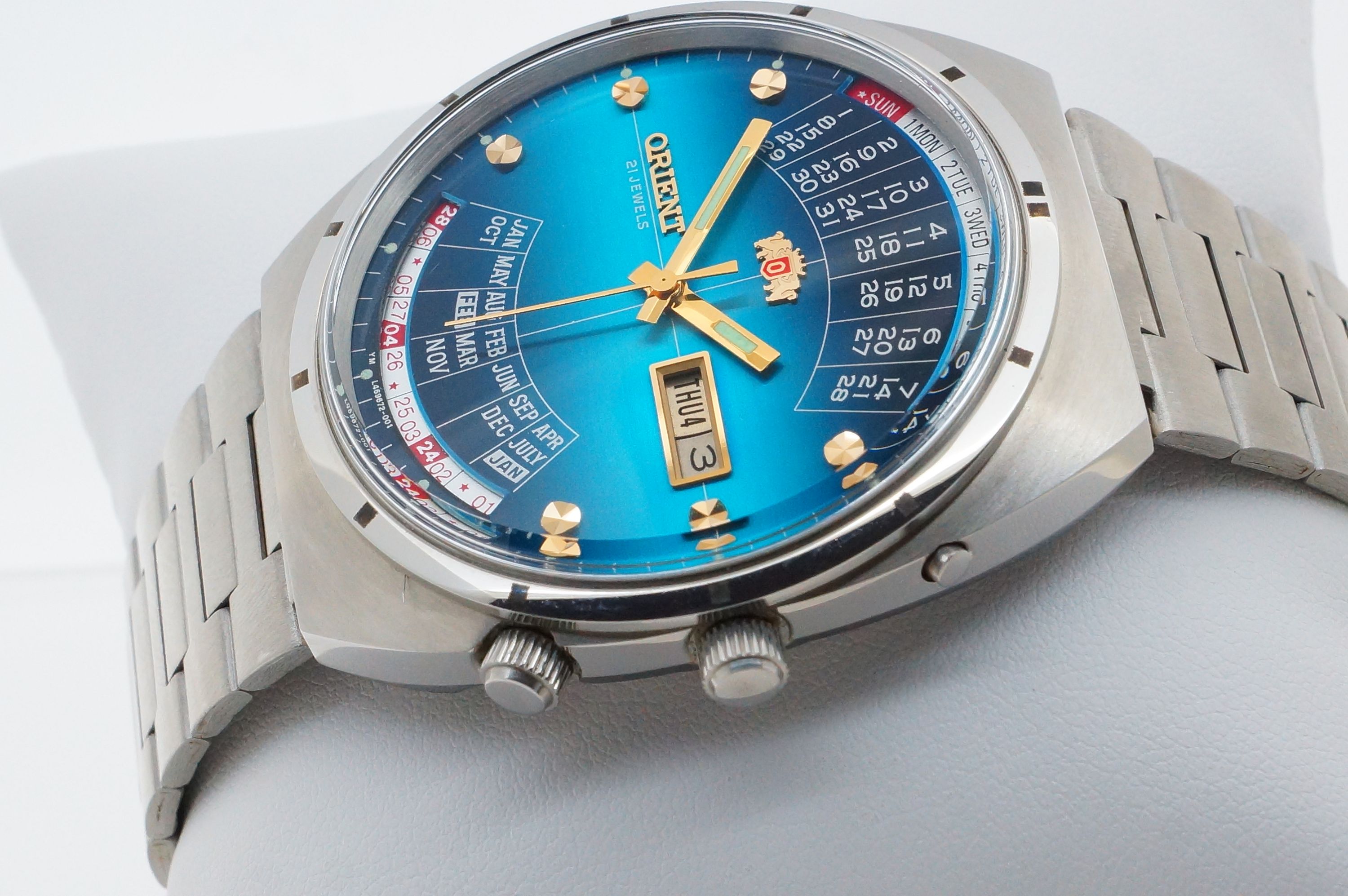 Orient Calendar Automatic 21 Jewels NOS – Kaliber 46943