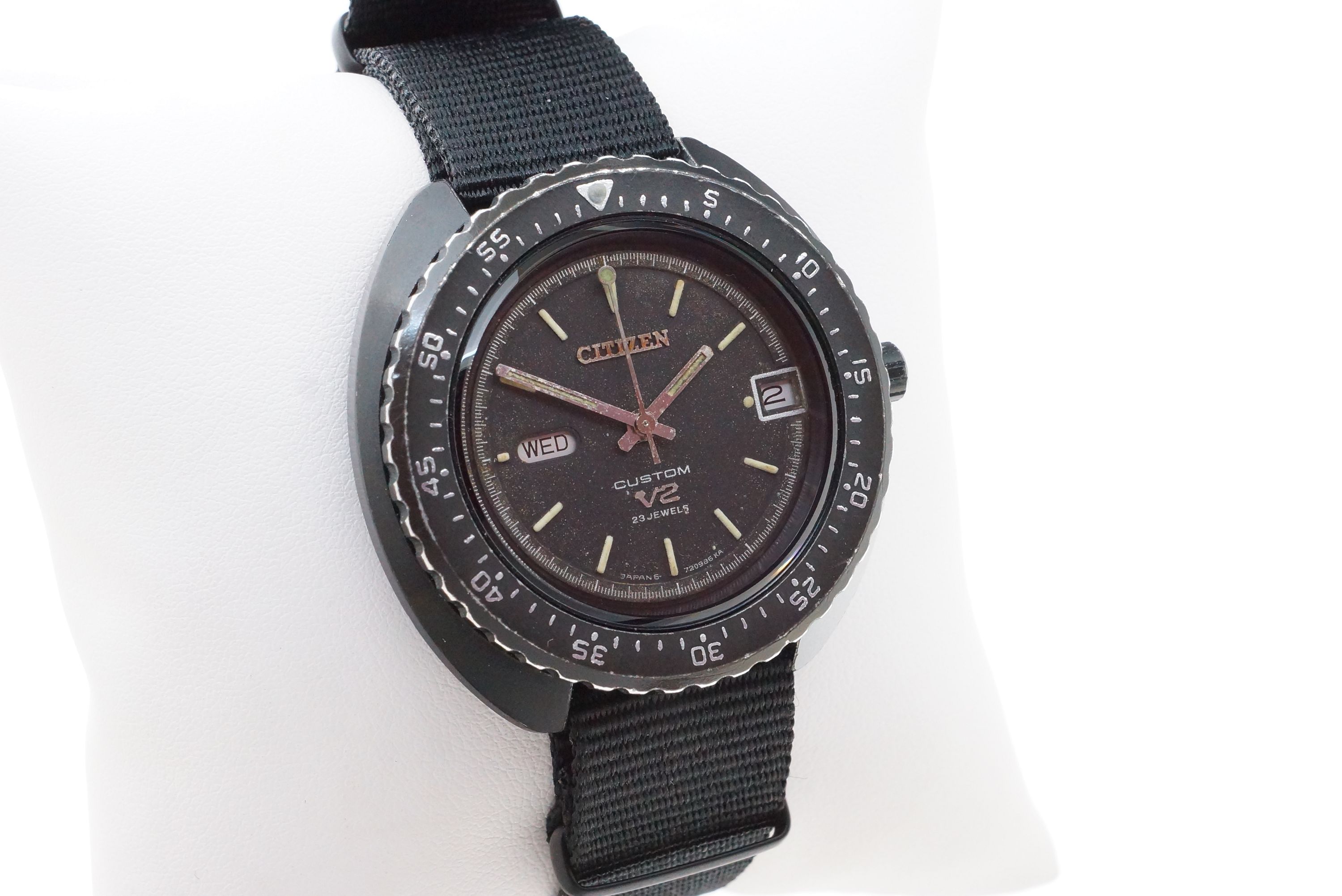Citizen Custom V2 Automatic Black Diver Ref. 4-722400TA – Kaliber 7291 (1973)