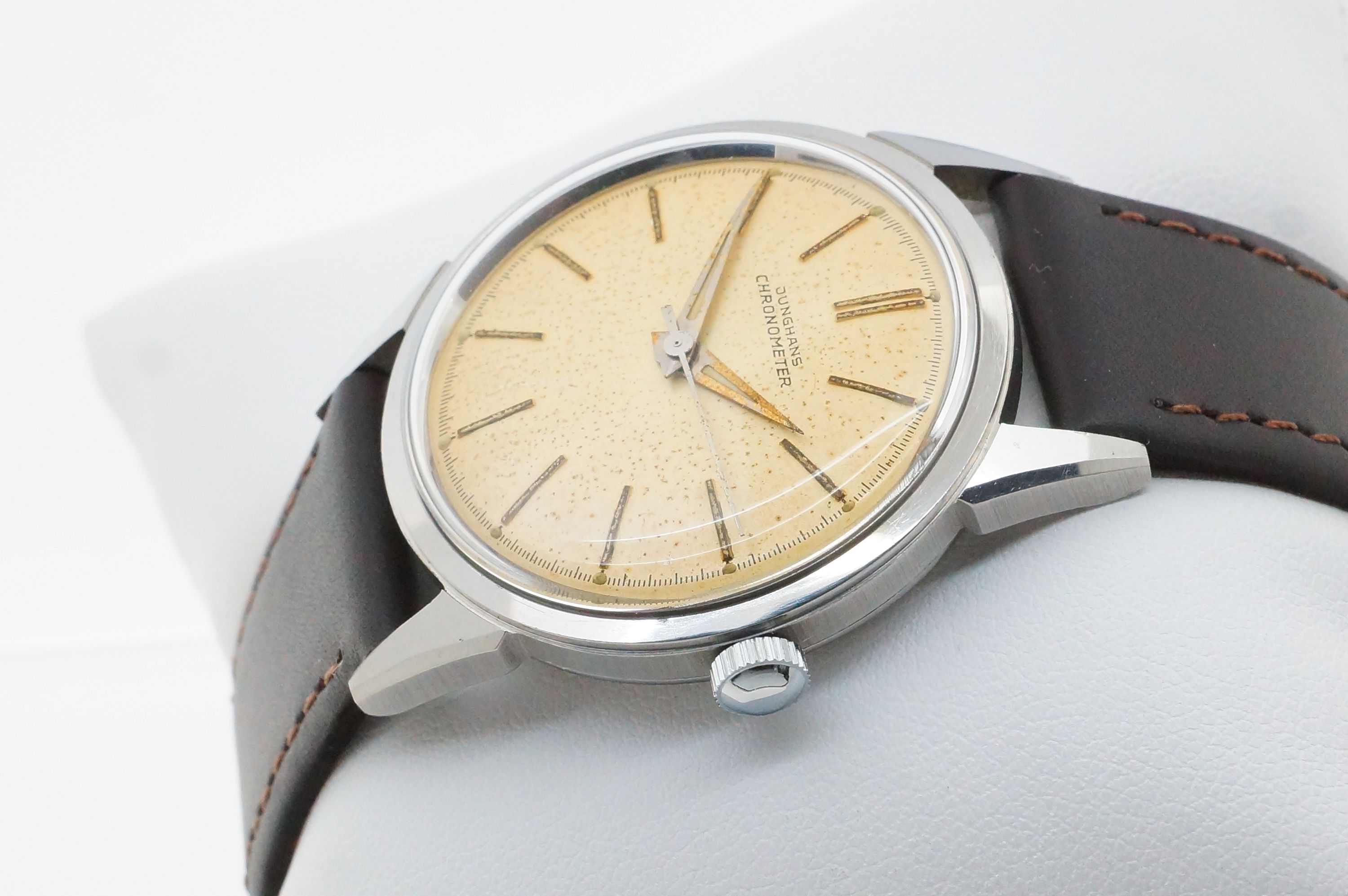Junghans Chronometer Edelstahl – Kaliber J82/1 (1957)