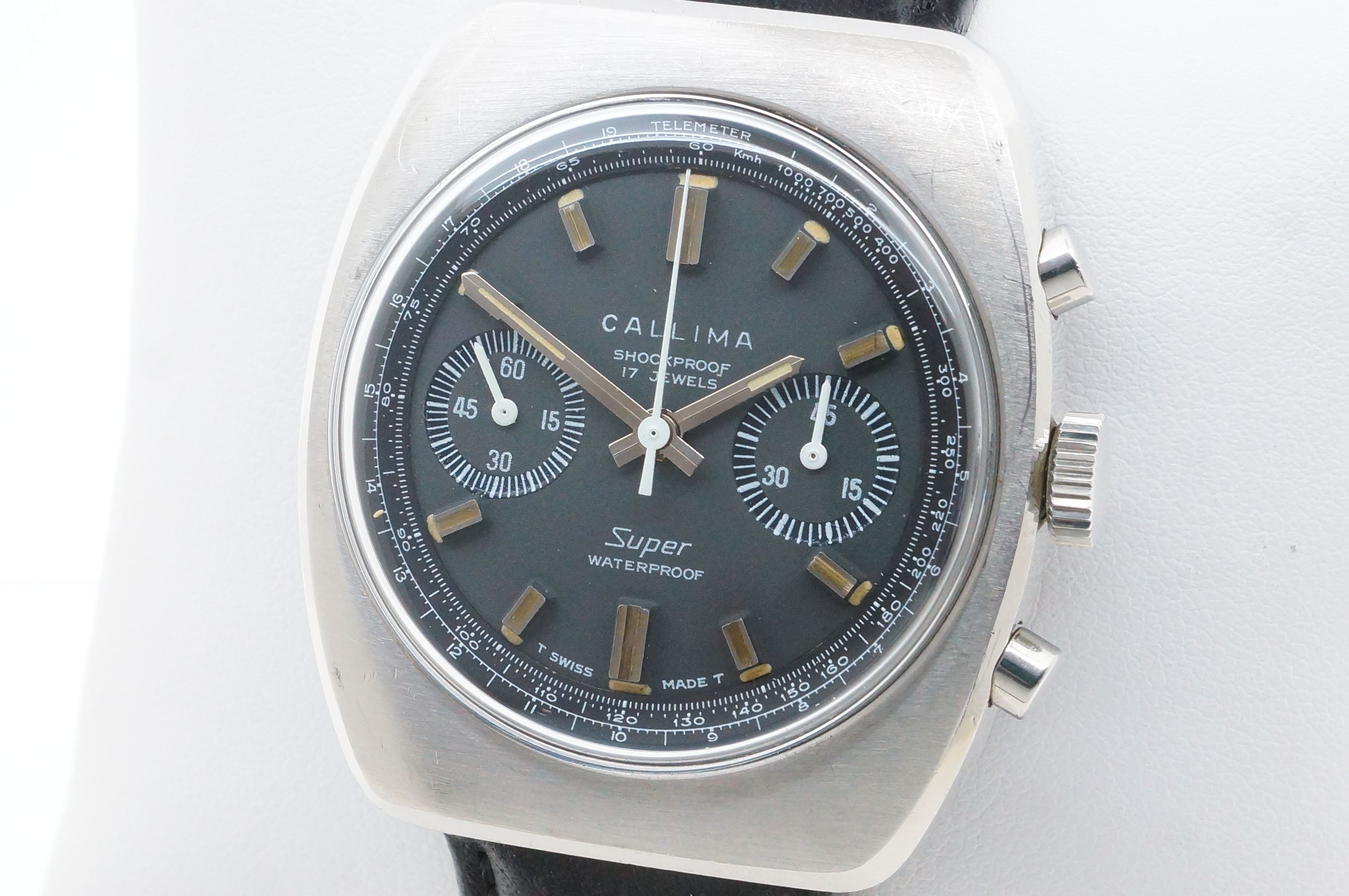 Callima Chronograph 17 Jewels Super Waterproof 165 Feet – Landeron 248