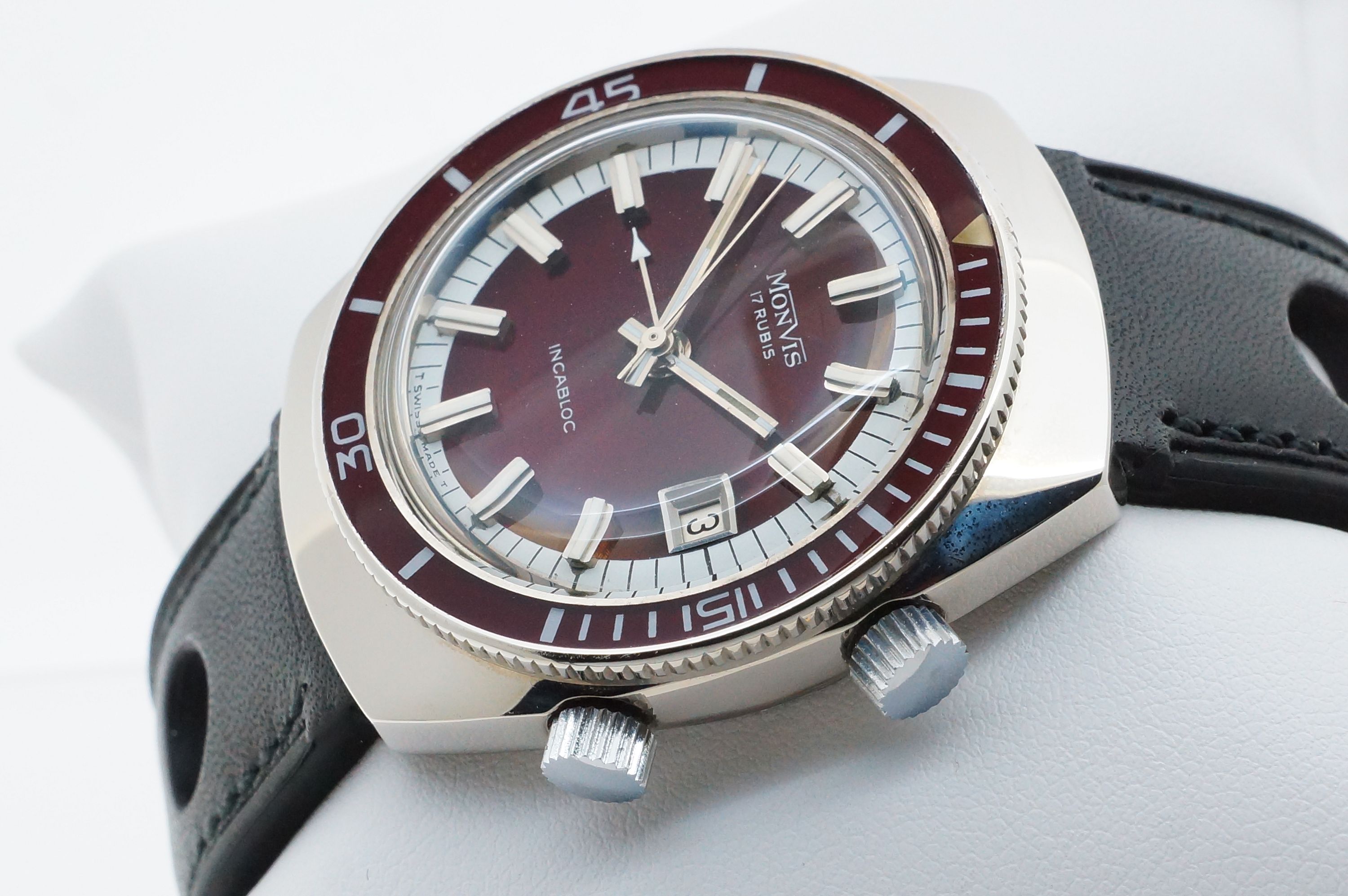 Monvis Alarm Date Diver 21 Rubis – AS 1931