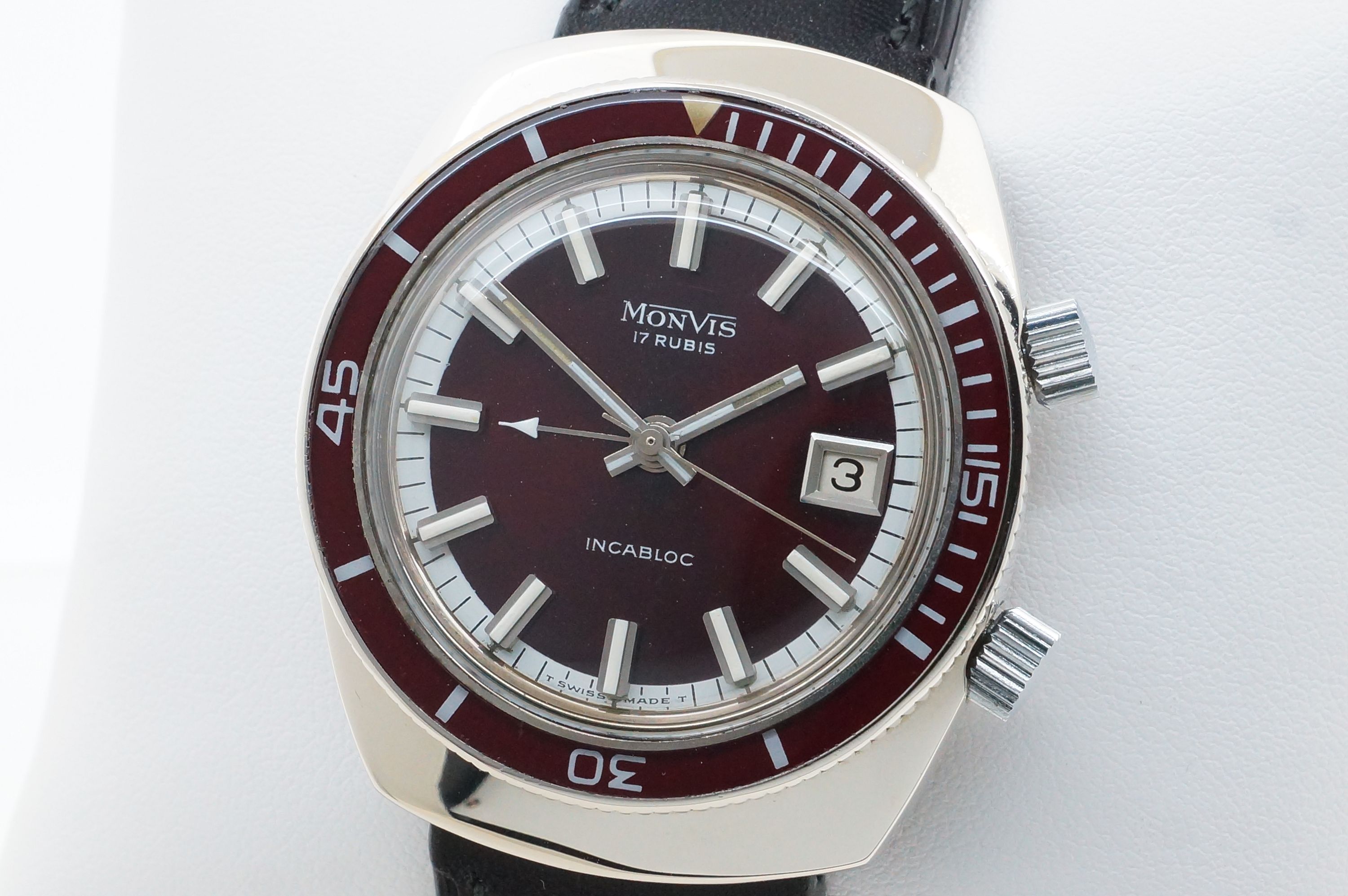 Monvis Alarm Date Diver 21 Rubis – AS 1931
