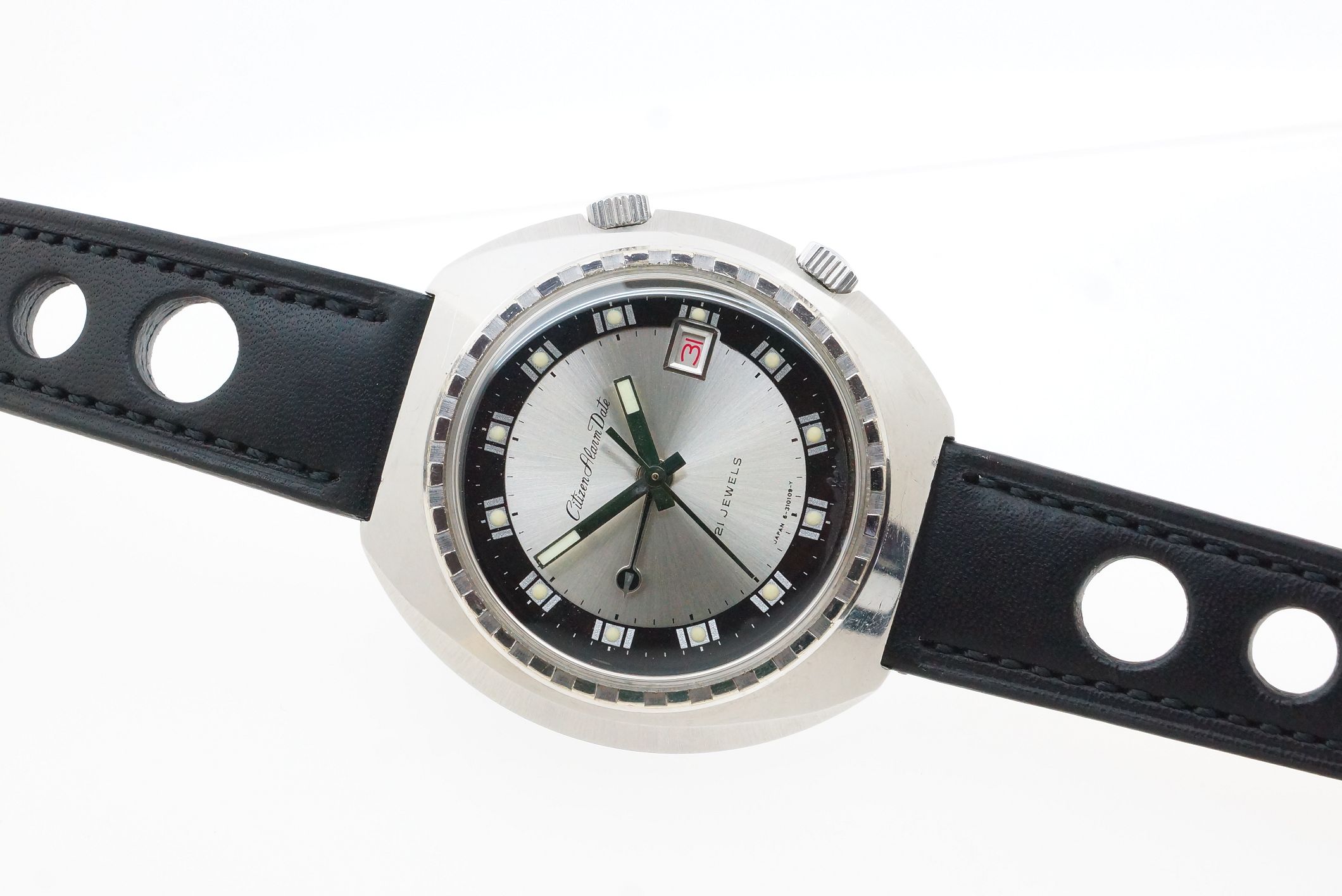 Citizen Alarm Date 21 Jewels – Kaliber 3102 (1970)