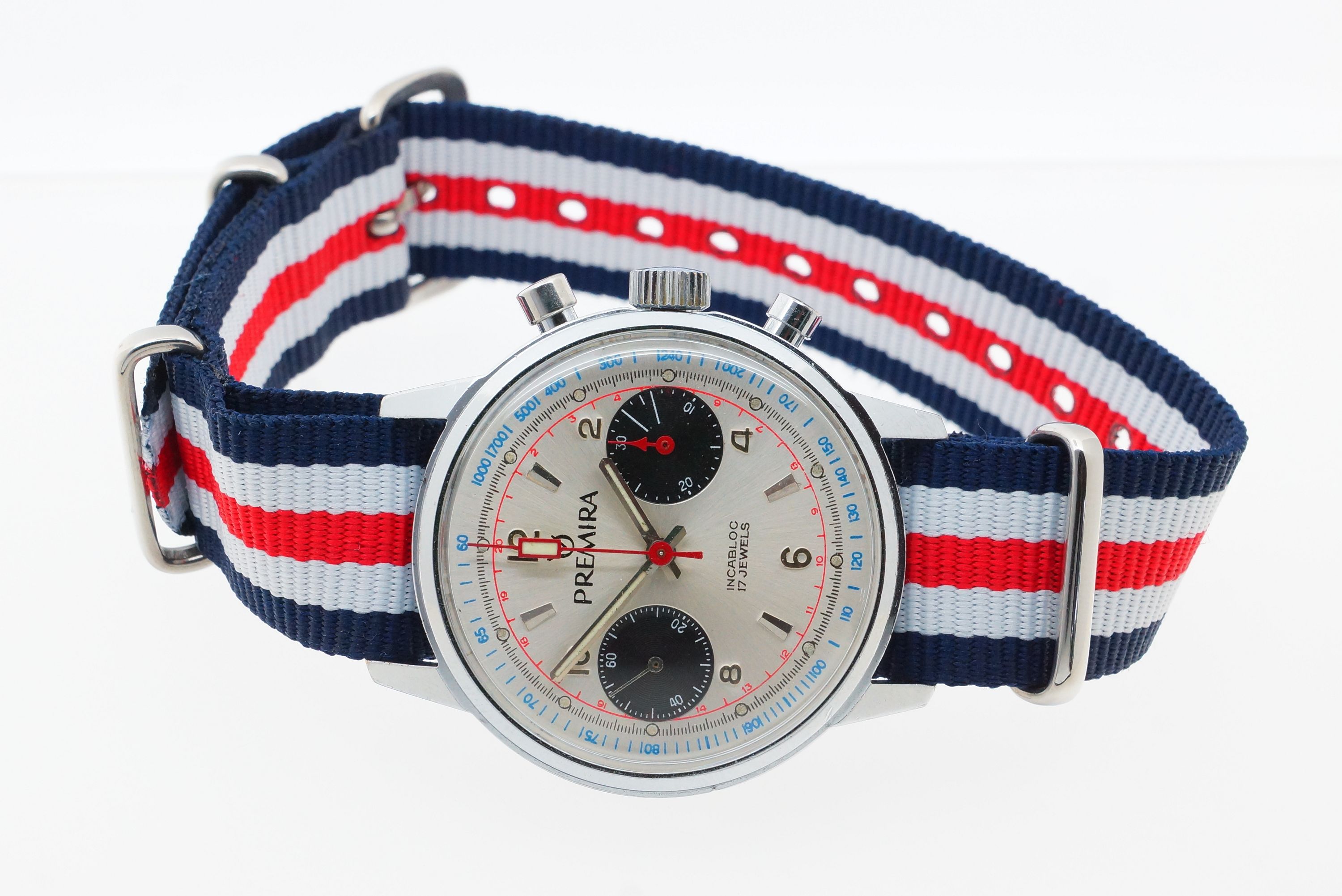 Premira „Panda“ Chronograph 17 Jewels – Valjoux 7733