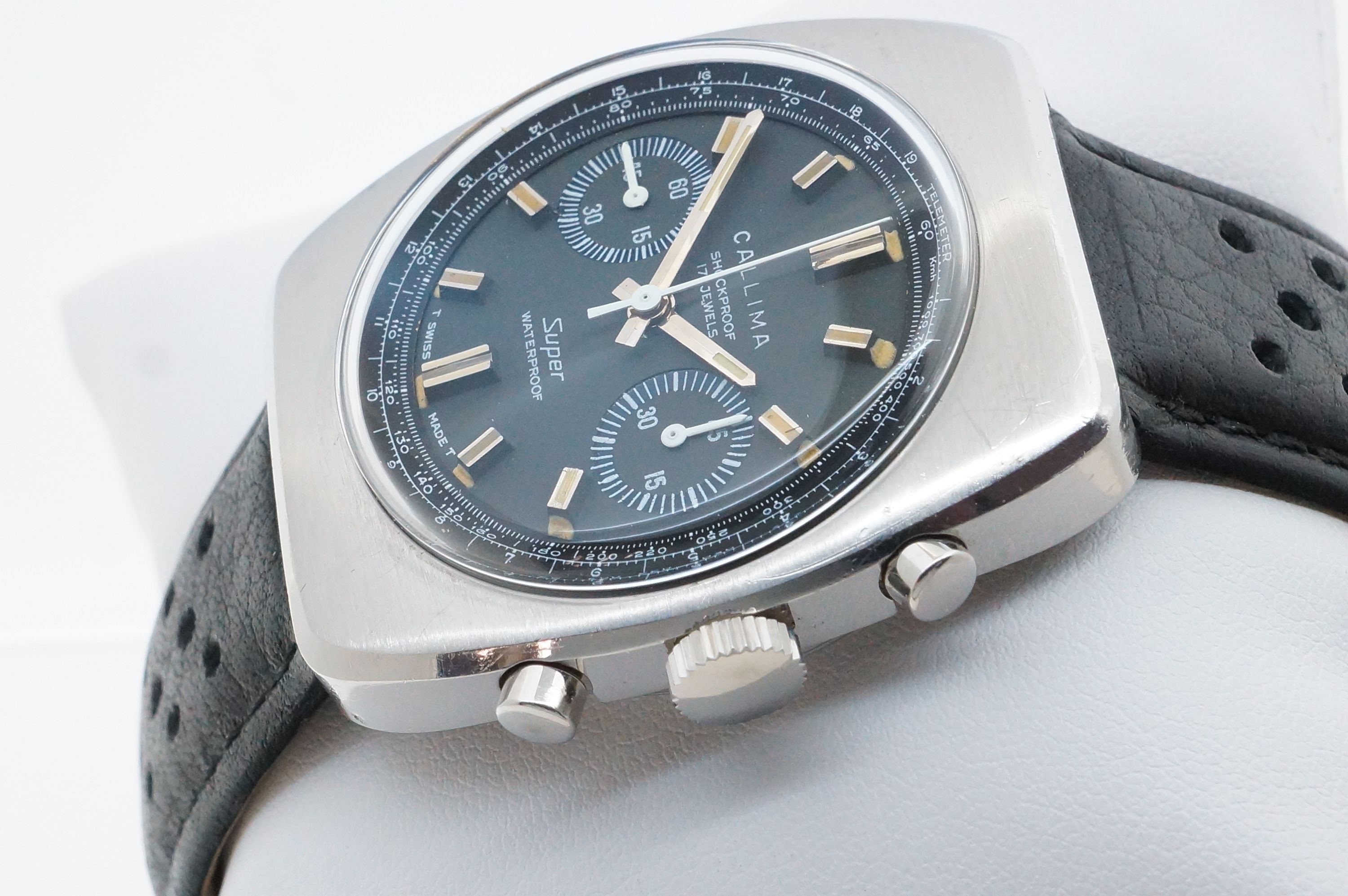 Callima Chronograph 17 Jewels Super Waterproof 165 Feet – Landeron 248