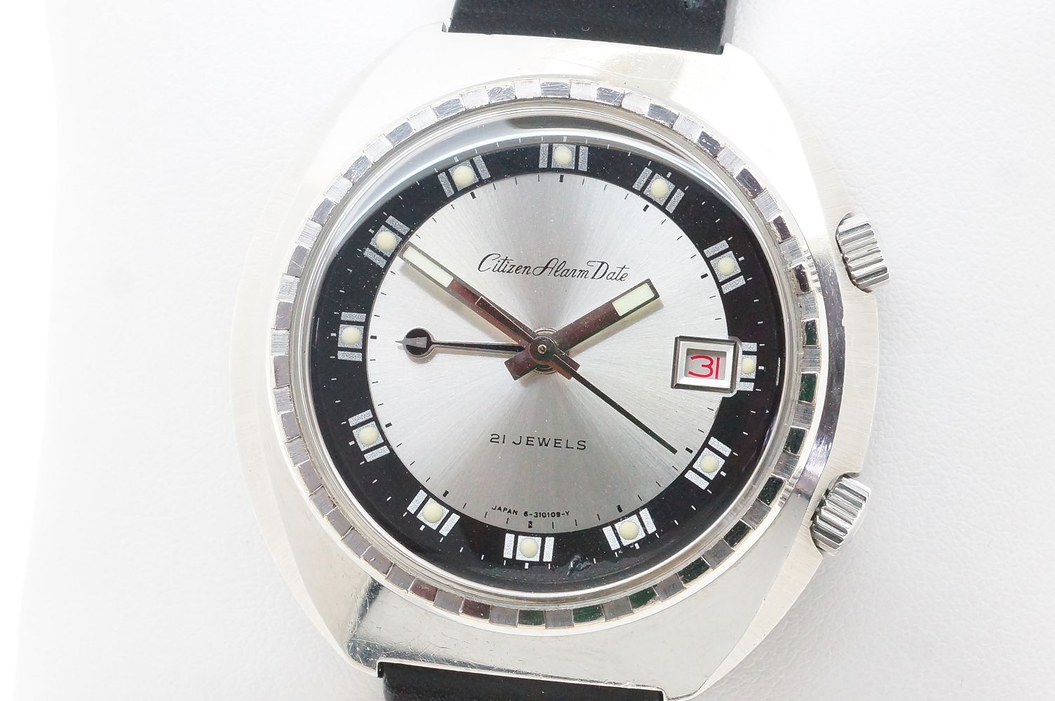 Citizen Alarm Date 21 Jewels – Kaliber 3102 (1970)
