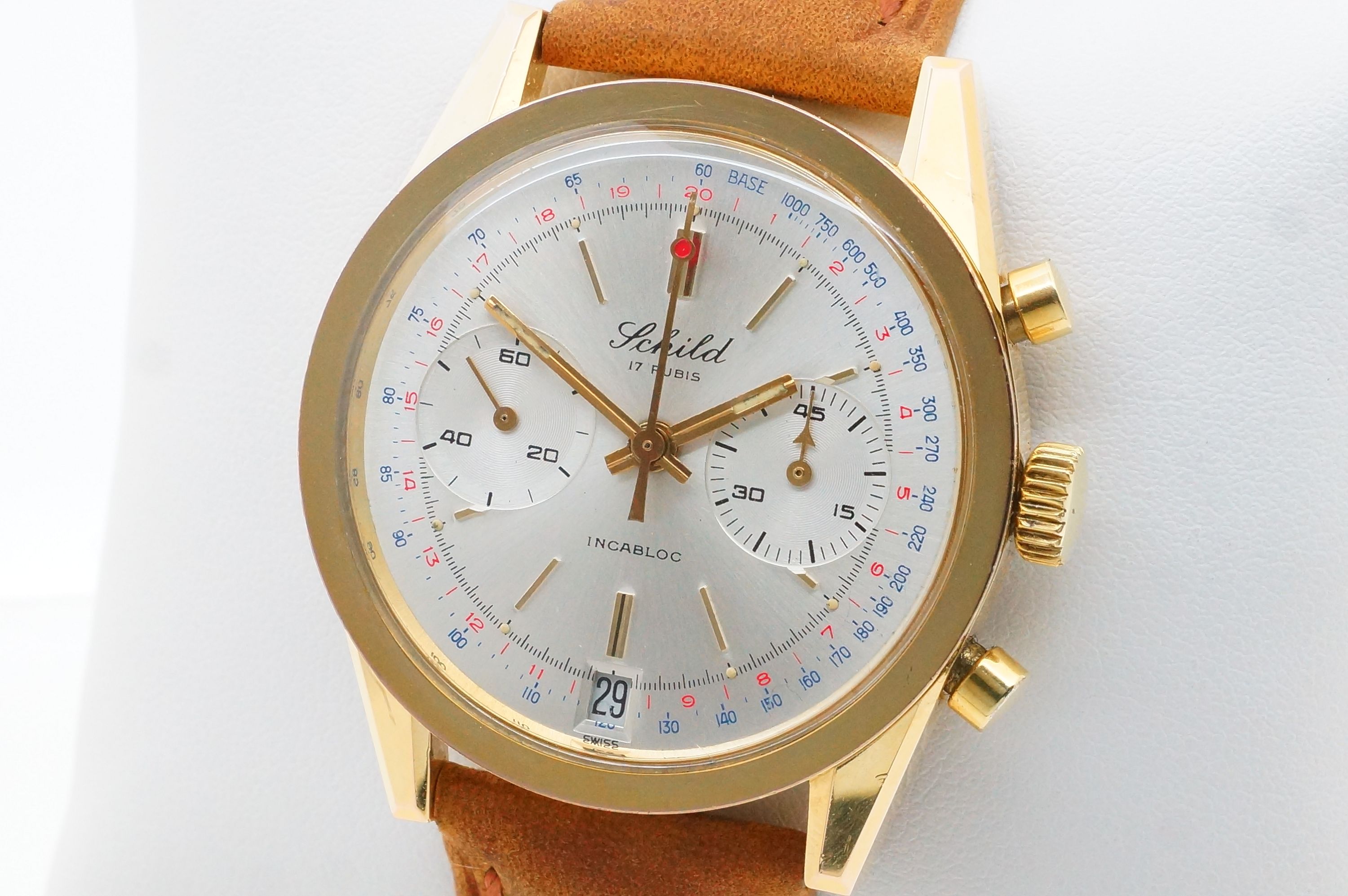 Schild Chronograph 17 Rubis – Landeron 187