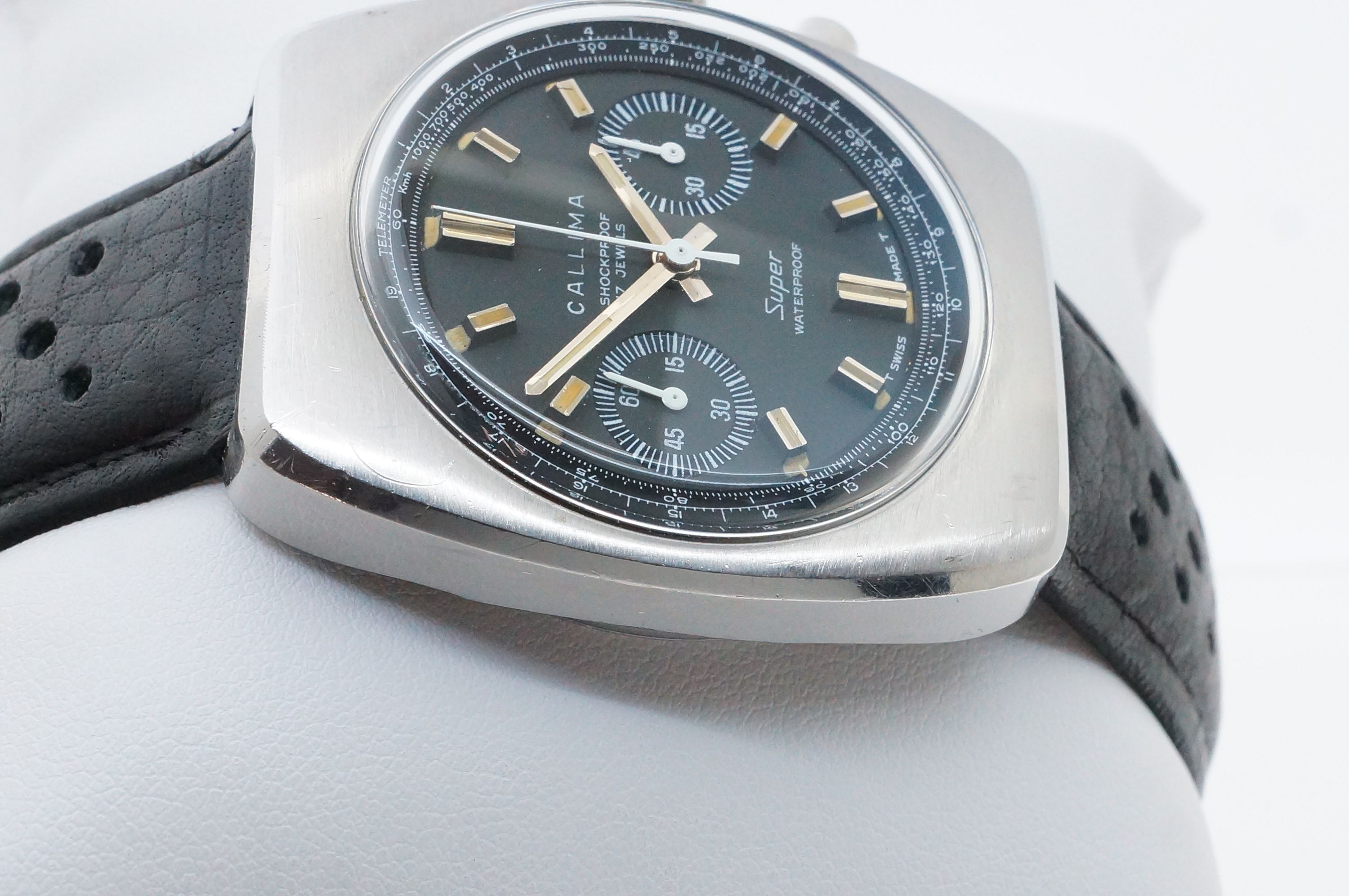 Callima Chronograph 17 Jewels Super Waterproof 165 Feet – Landeron 248