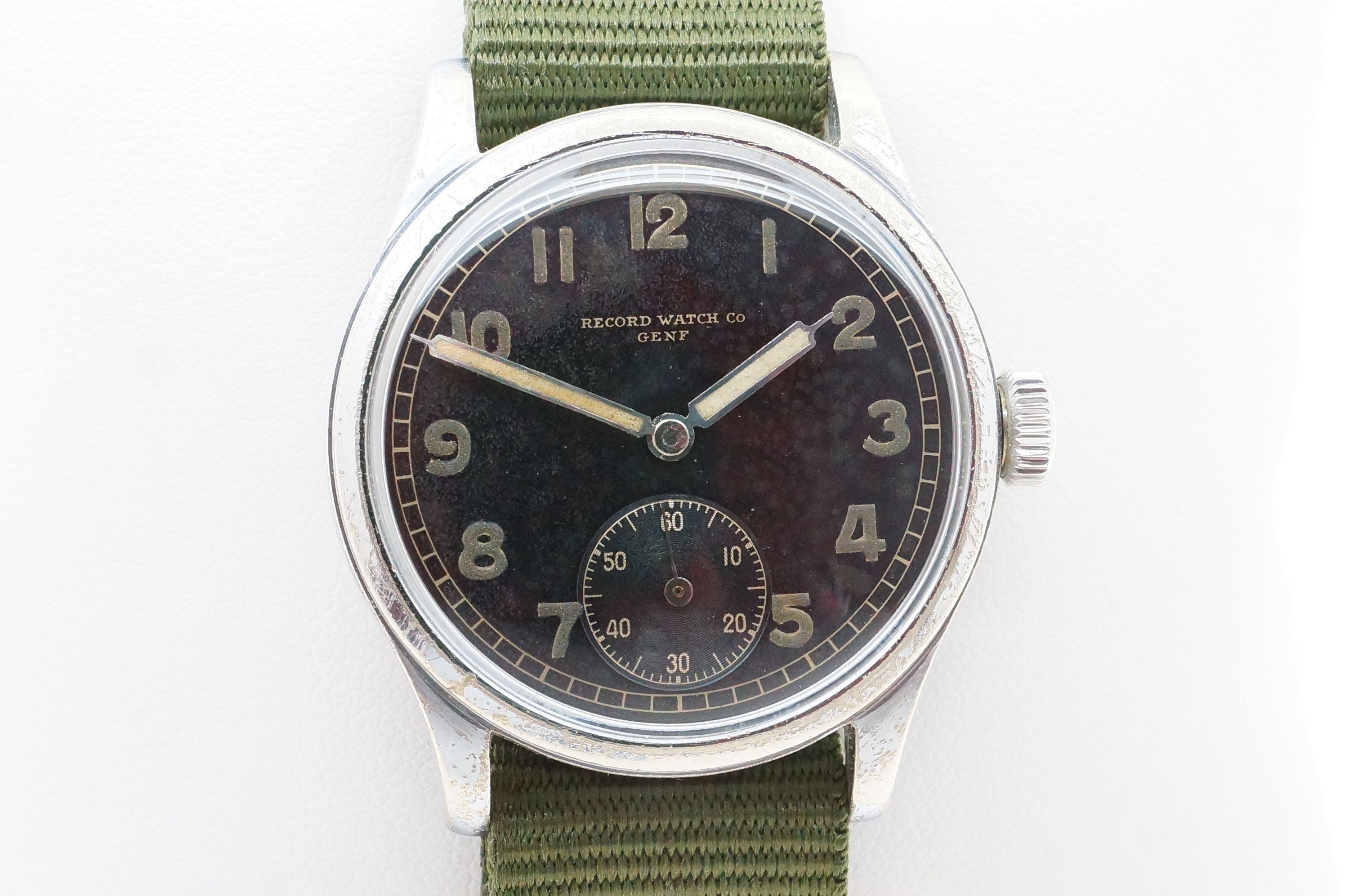 Record Watch Co Genf Dienstuhr Wehrmacht – Kaliber 022K REVISION