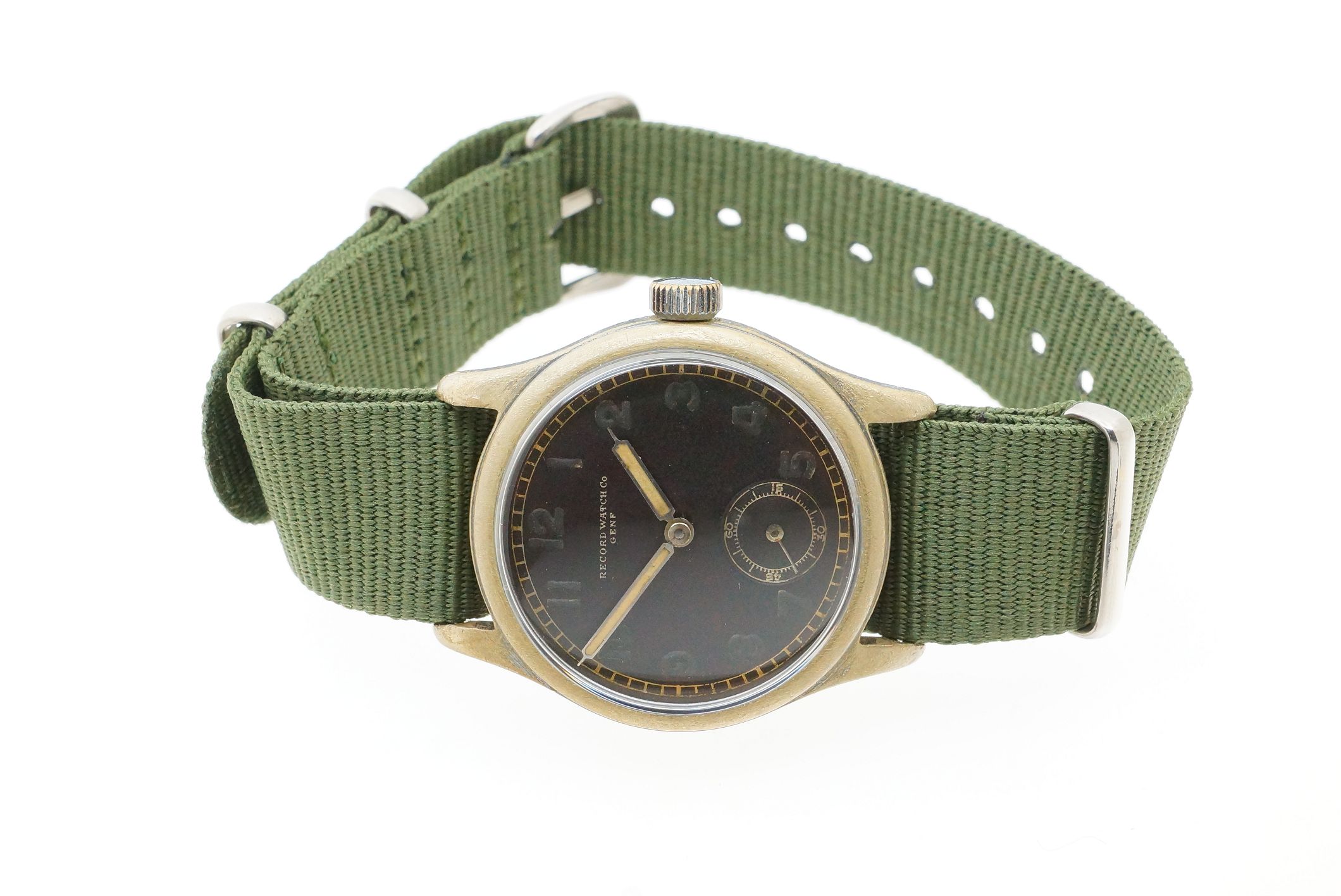 Record Watch Co Genf Dienstuhr Wehrmacht – Kaliber 022K