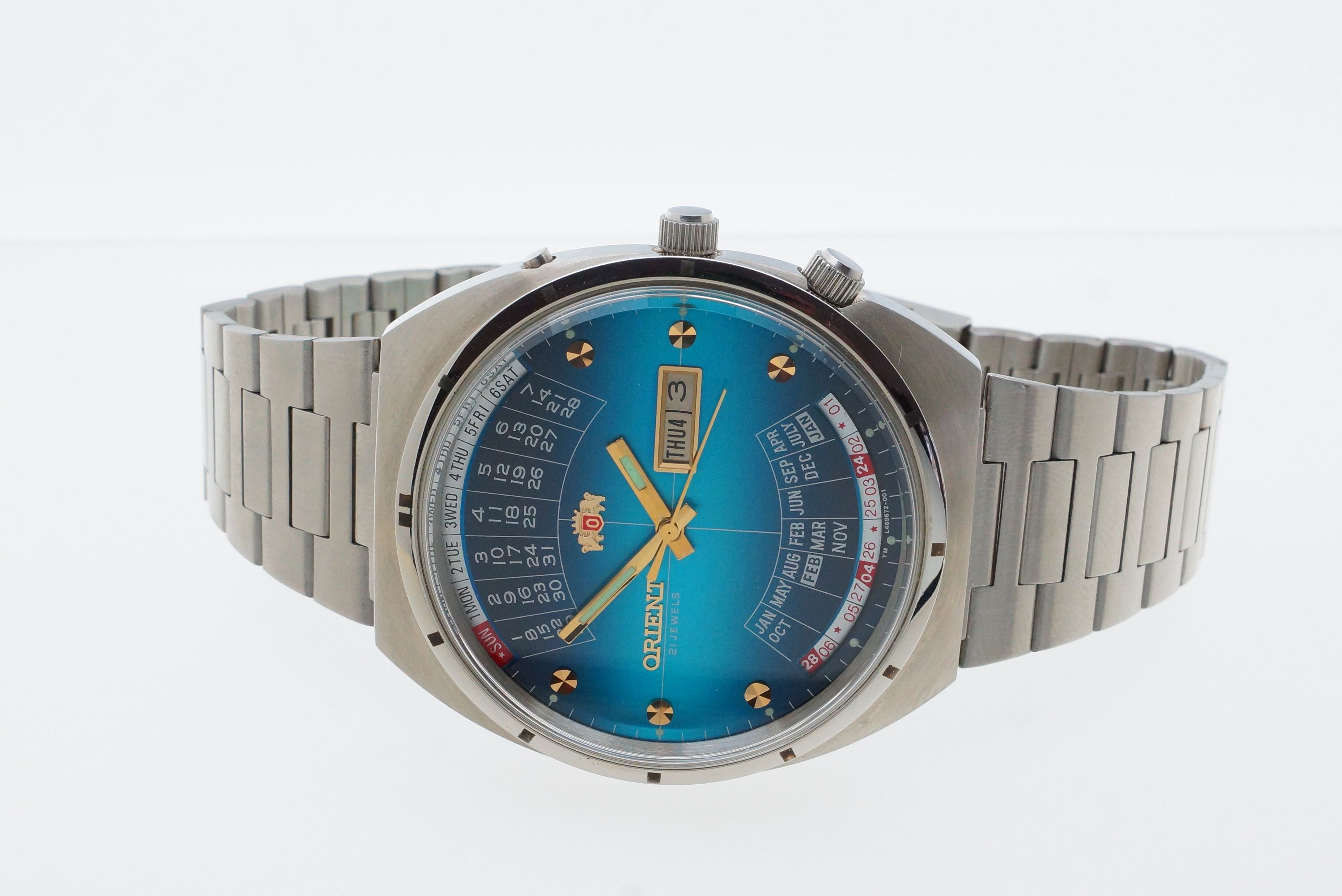 Orient Calendar Automatic 21 Jewels NOS – Kaliber 46943